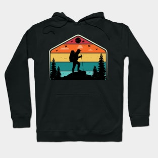 Retro Hiking Gift Hoodie